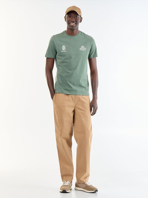 T-shirt stampata fantasia a maniche corte - Kiabi