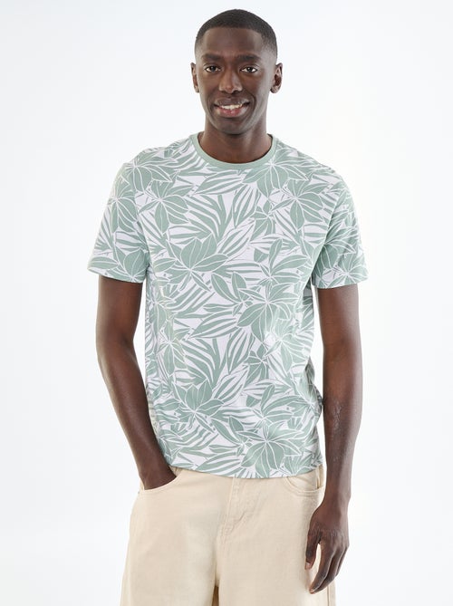 T-shirt stampata fantasia a maniche corte - Kiabi