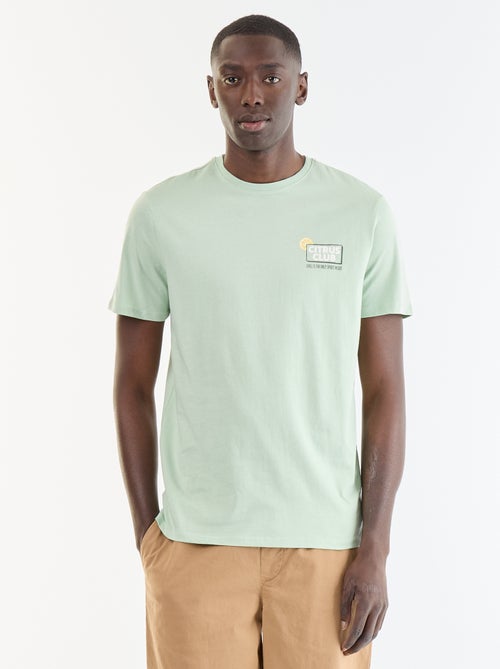 T-shirt stampata fantasia a maniche corte - Kiabi