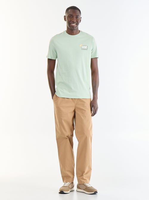 T-shirt stampata fantasia a maniche corte - Kiabi