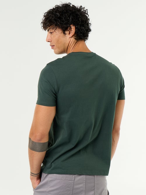 T-shirt stampata fantasia a maniche corte - Kiabi