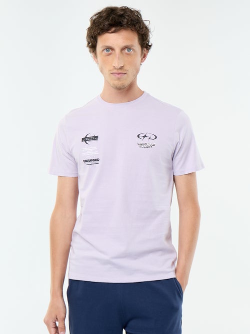 T-shirt stampata fantasia a maniche corte - Kiabi