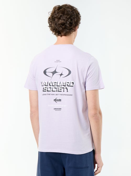 T-shirt stampata fantasia a maniche corte - Kiabi