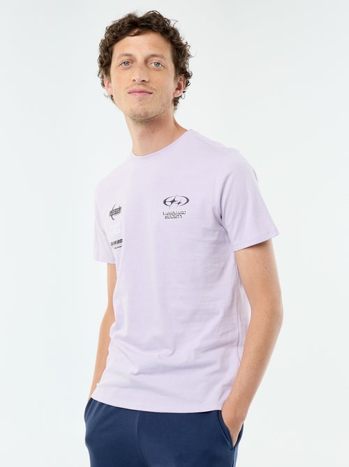 T-shirt stampata fantasia a maniche corte - Kiabi