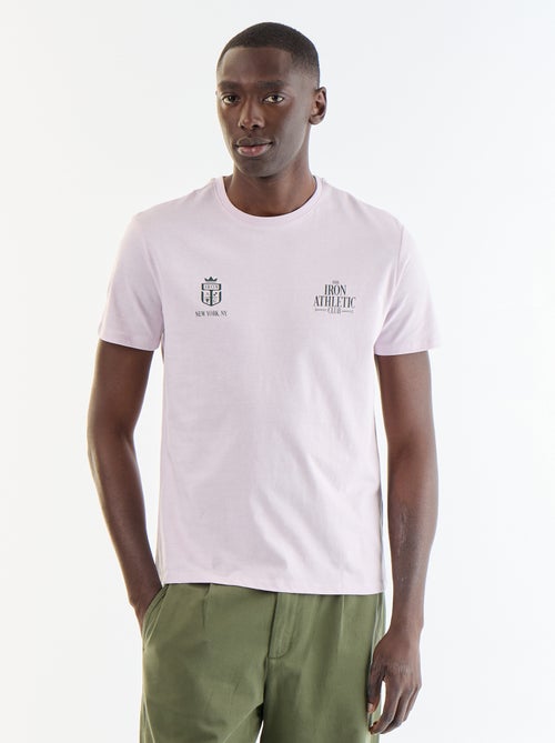 T-shirt stampata fantasia a maniche corte - Kiabi