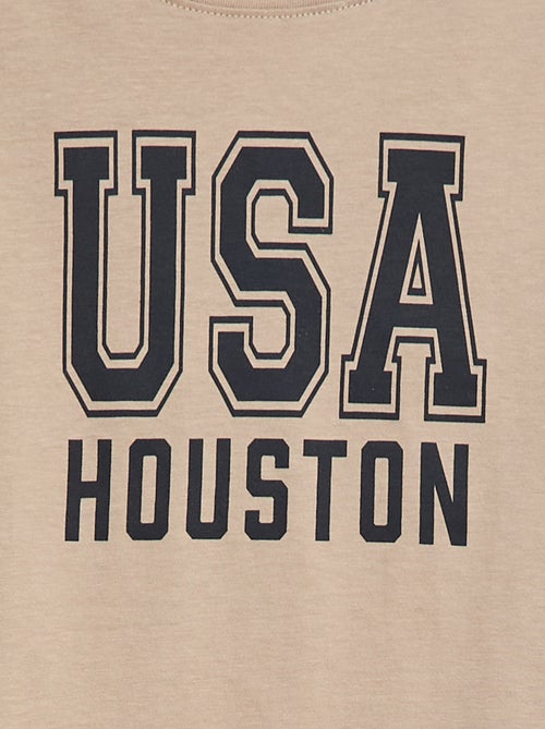 T-shirt stampata fantasia a maniche lunghe - Kiabi