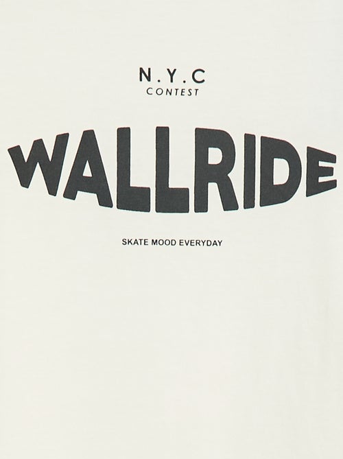 T-shirt stampata fantasia a maniche lunghe - Kiabi