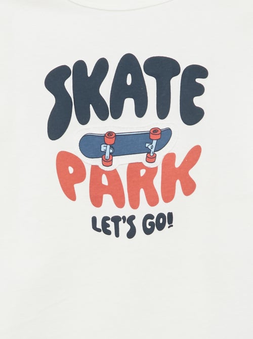 T-shirt stampata fantasia a maniche lunghe - Kiabi