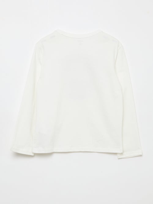 T-shirt stampata fantasia a maniche lunghe - Kiabi