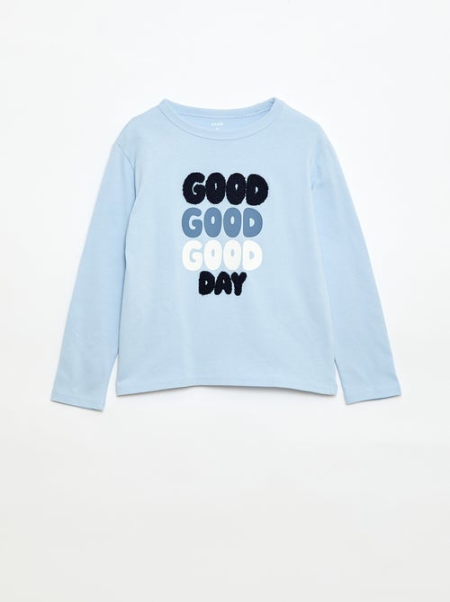 T-shirt stampata fantasia a maniche lunghe - Kiabi