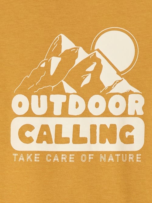 T-shirt stampata fantasia a maniche lunghe - Kiabi