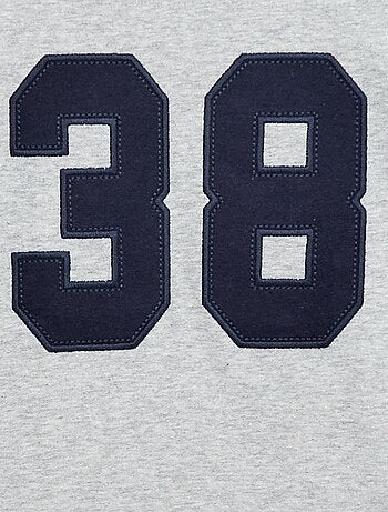 T-shirt stampata fantasia a maniche lunghe