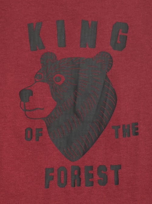 T-shirt stampata fantasia a maniche lunghe - Kiabi