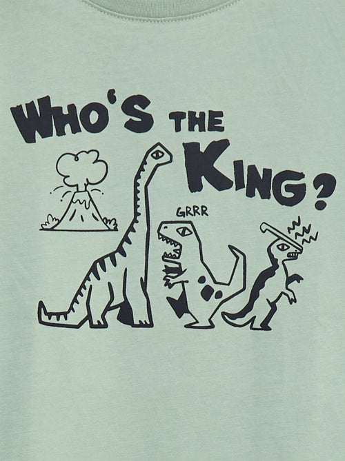 T-shirt stampata fantasia a maniche lunghe - Kiabi