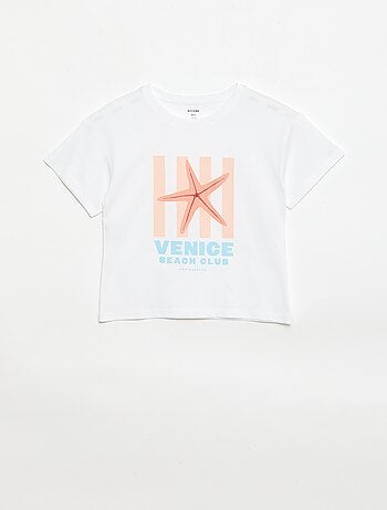 T-shirt stampata fantasia