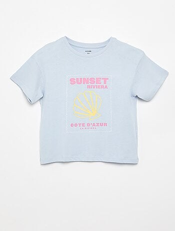 T-shirt stampata fantasia