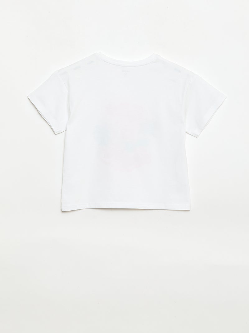 T-shirt stampata fantasia Bianco - Kiabi