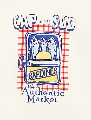 T-shirt stampata fantasia