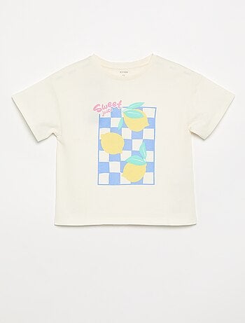 T-shirt stampata fantasia