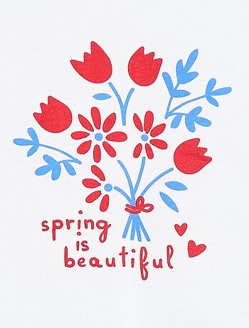 T-shirt stampata fantasia