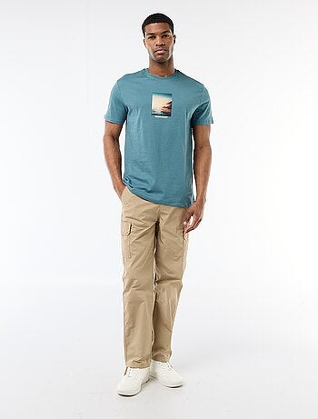 T-shirt stampata fantasia