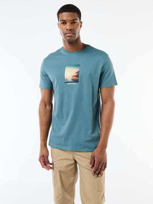 T-shirt stampata fantasia - Kiabi