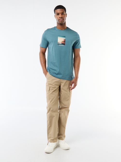 T-shirt stampata fantasia - Kiabi