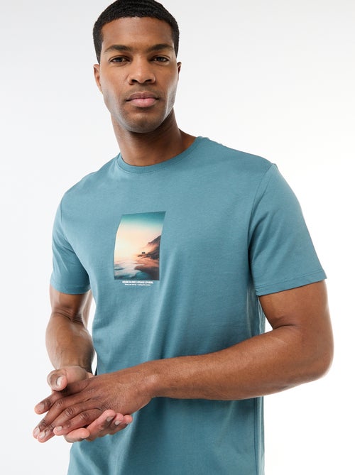 T-shirt stampata fantasia - Kiabi