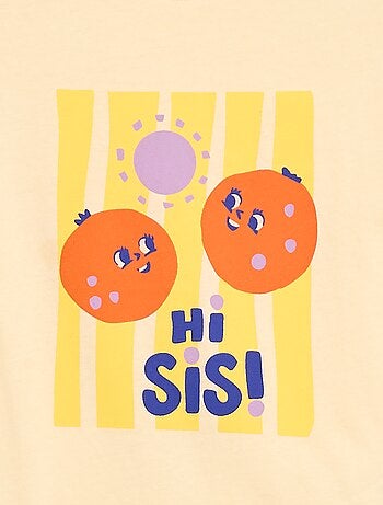 T-shirt stampata fantasia