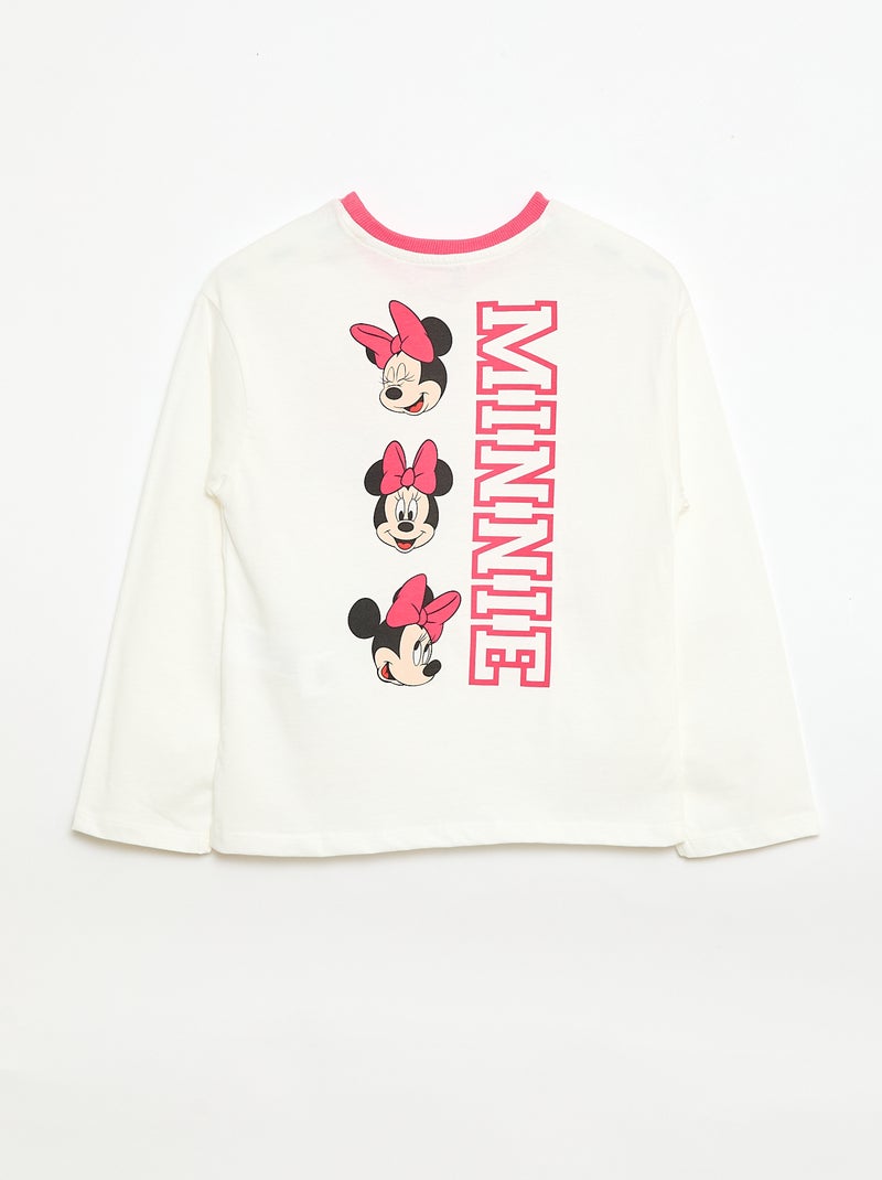 T-shirt stampata fantasia 'Minnie' 'Disney' Bianco - Kiabi