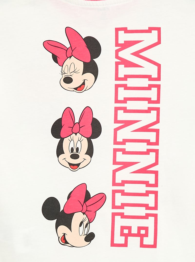 T-shirt stampata fantasia 'Minnie' 'Disney' Bianco - Kiabi