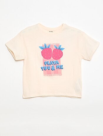 T-shirt stampata fantasia