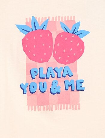 T-shirt stampata fantasia