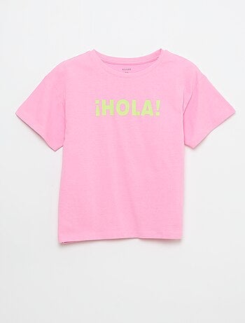 T-shirt stampata fantasia