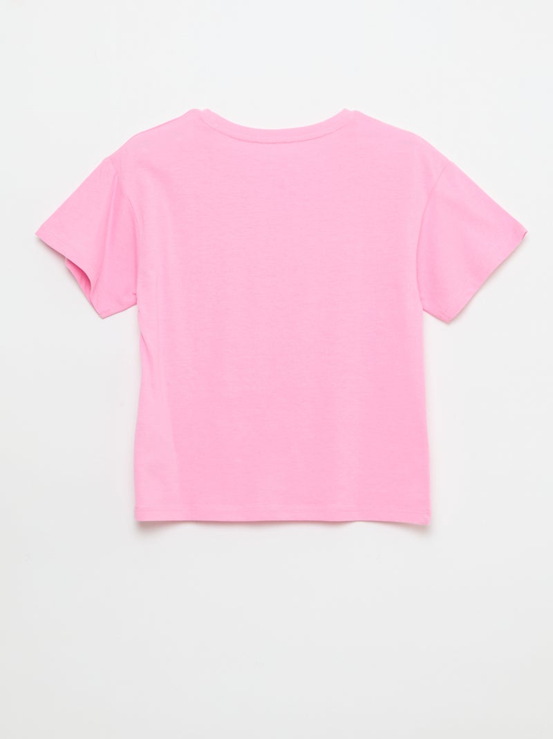 T-shirt stampata fantasia Rosa - Kiabi