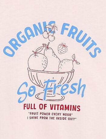 T-shirt stampata fantasia