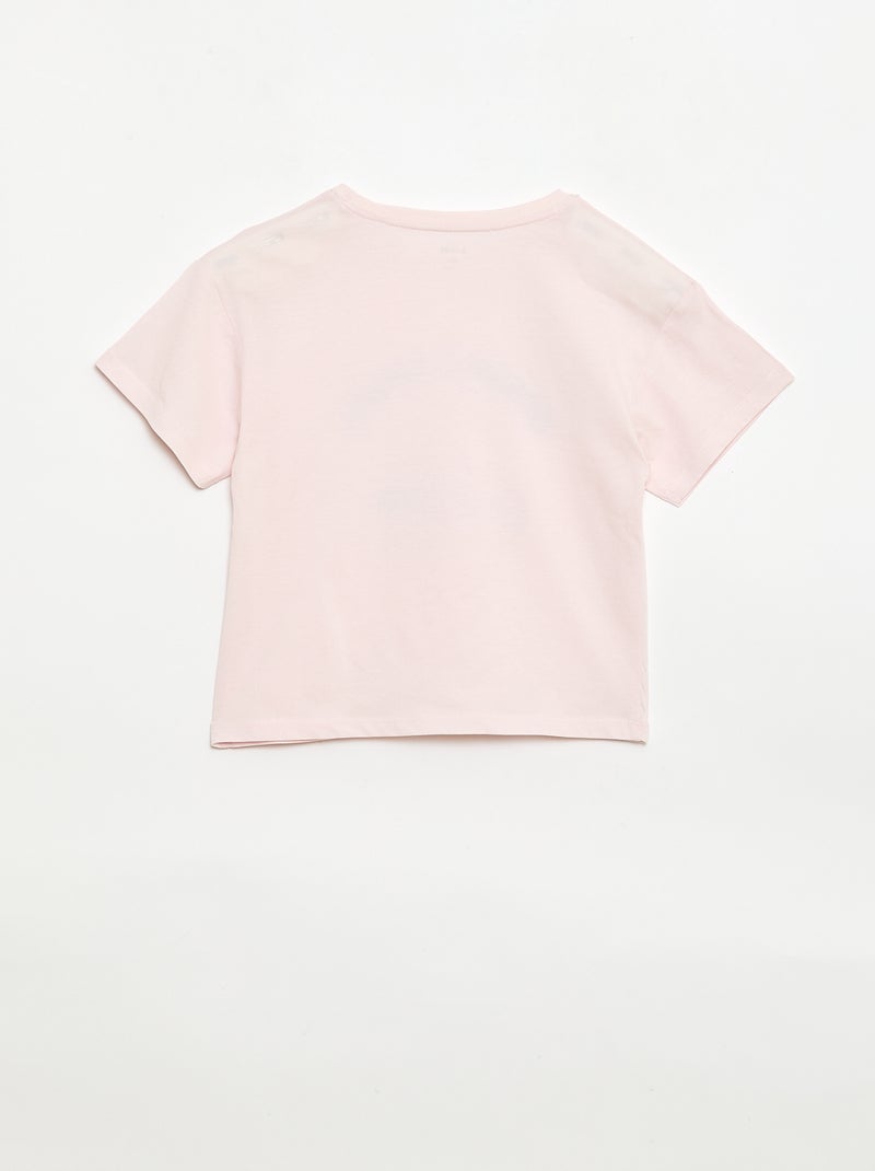 T-shirt stampata fantasia Rosa - Kiabi