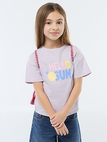 T-shirt stampata fantasia