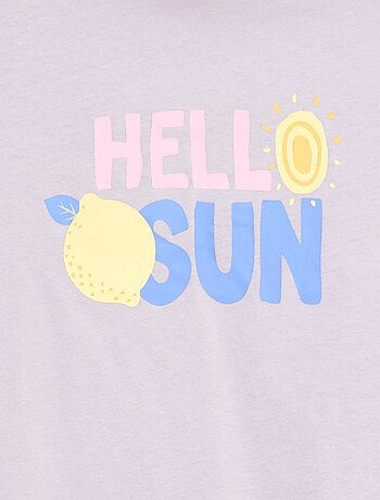 T-shirt stampata fantasia