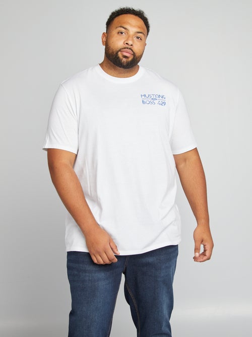 T-shirt stampata 'Ford Mustang' maniche corte - - Kiabi