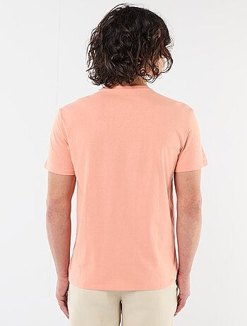 T-shirt stampata fronte/retro a maniche corte