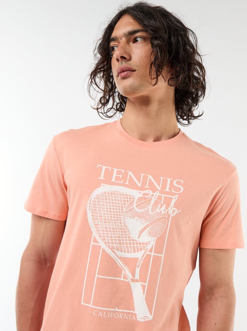 T-shirt stampata fronte/retro a maniche corte - Kiabi