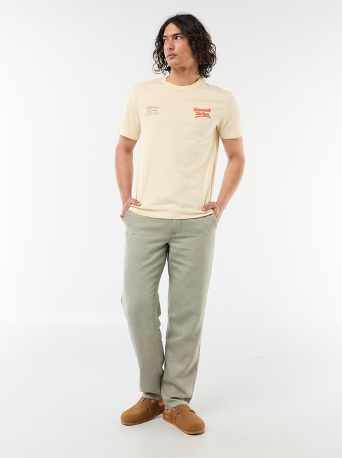 T-shirt stampata fronte/retro a maniche corte - Kiabi