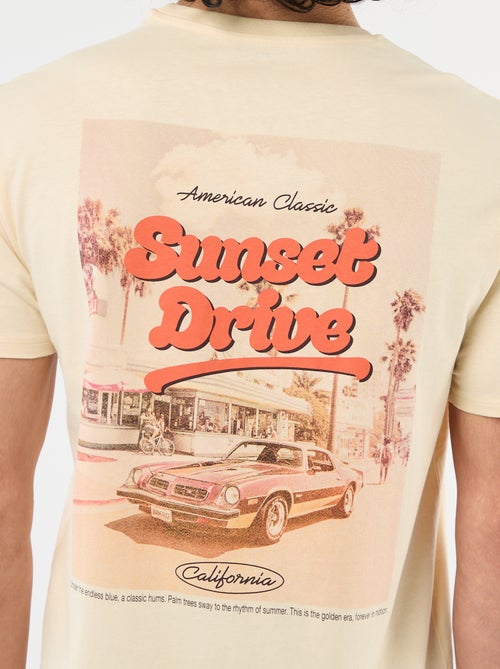 T-shirt stampata fronte/retro a maniche corte - Kiabi