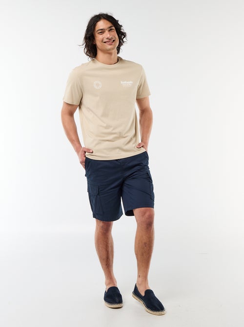 T-shirt stampata fronte/retro a maniche corte - Kiabi