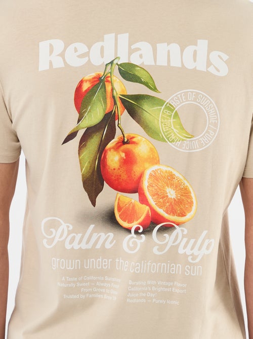 T-shirt stampata fronte/retro a maniche corte - Kiabi