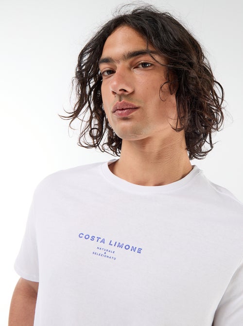 T-shirt stampata fronte/retro a maniche corte - Kiabi