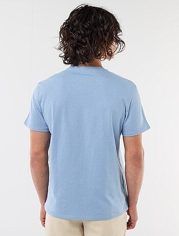 T-shirt stampata fronte/retro a maniche corte