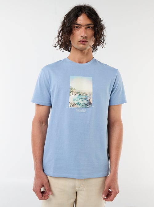 T-shirt stampata fronte/retro a maniche corte - Kiabi