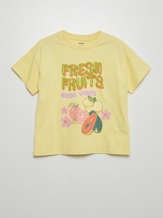 T-shirt stampata 'frutti'